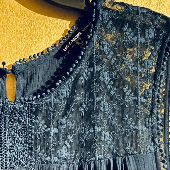 Zac & Rachel Navy Sleeveless Dress 2X - Picture 5 of 6